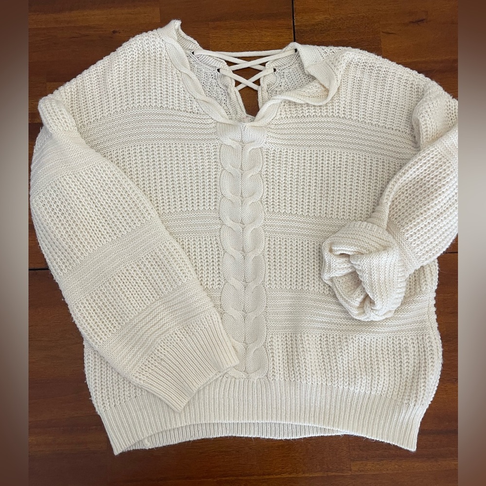 White Knit Sweater